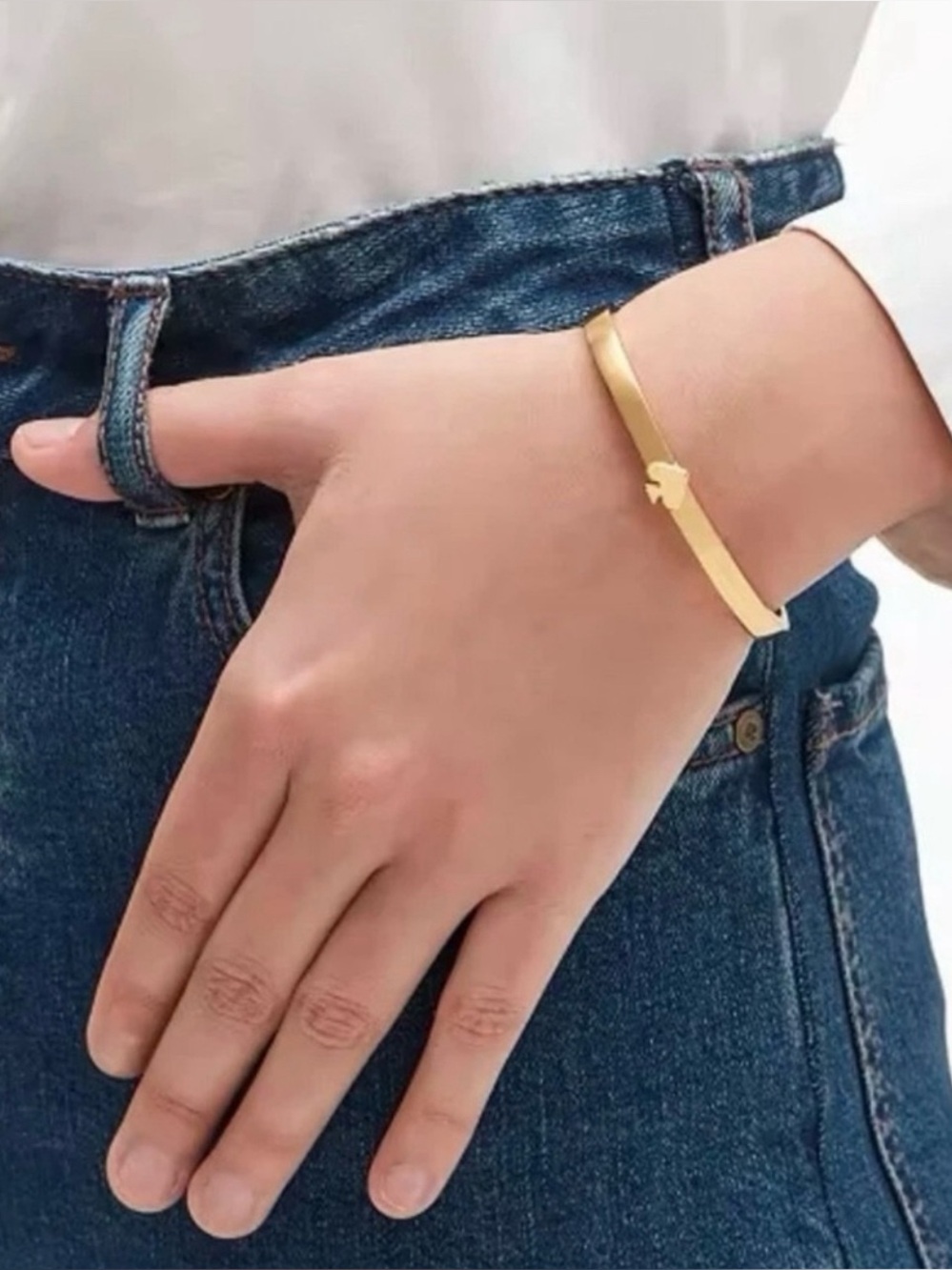 Kate Spade EveryDay Spade Bangle Bracelet - Picture 3 of 4